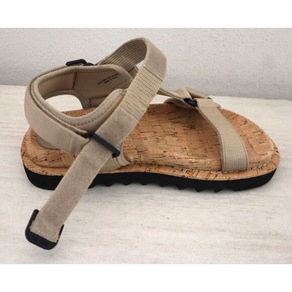 Polo Ralph Lauren Women's Sz 6B Beige Eva Ezra Grosgrain-Strap Sandals - Picture 13 of 13